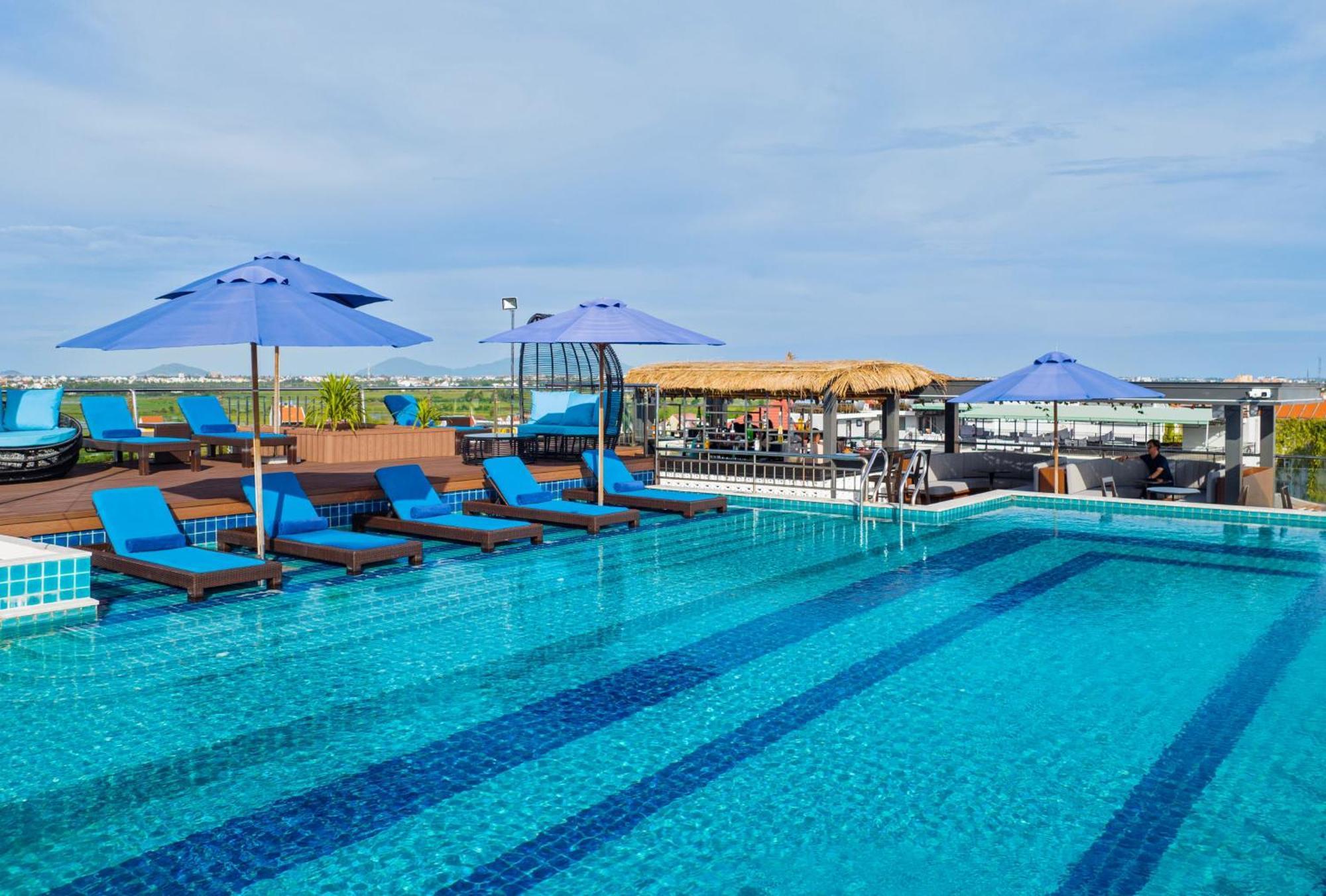 Qualia De Hotel Hoi An - Rooftop Bar City View Exteriör bild